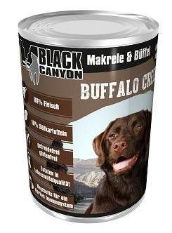Black Canyon Hund Dose Buffalo Creek Makrele & Büffel  6 x 800g