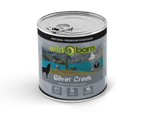 Wildborn Silver Creek Nassfutter mit Ziegefleisch 6x400g/6x800g
