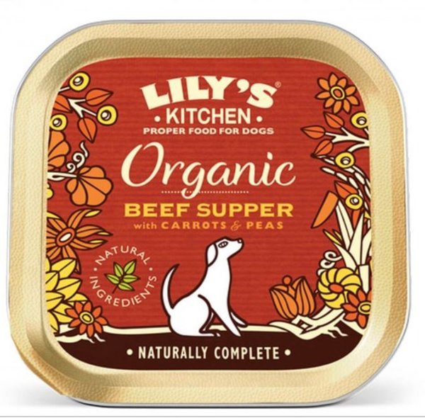 Lilys Kitchen Dog Organic Beef Supper 11x150g
