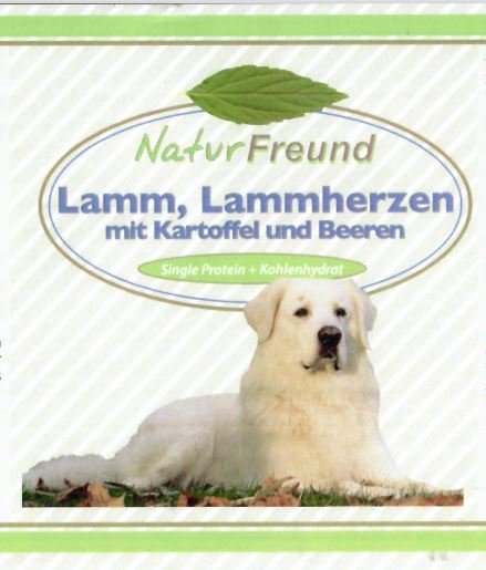 NaturFreund Lamm, Lammherzen mit Kartoffel & Beeren